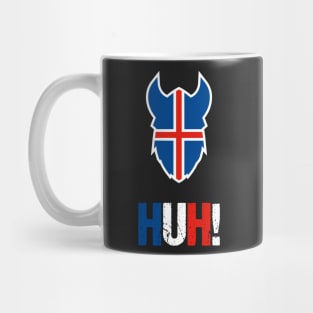 Iceland Soccer HUH! Viking War Chant T-Shirt 2018 Island Football Mug